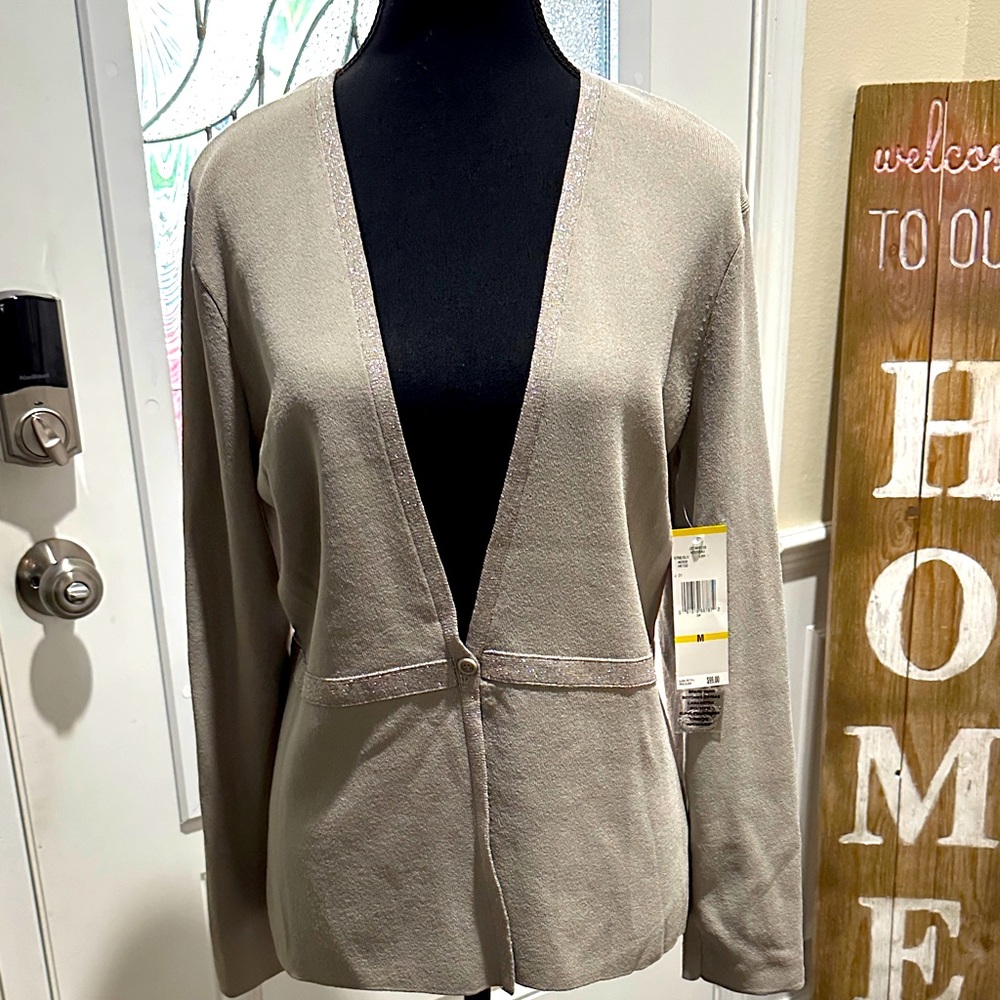 Jones New York Light grey Women's Cardigan